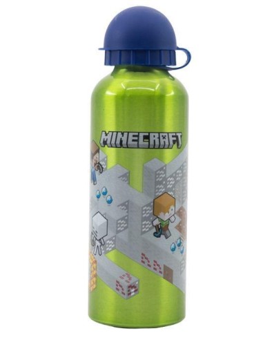 Cantimplora aluminio 530 ml Minecraft Isometric