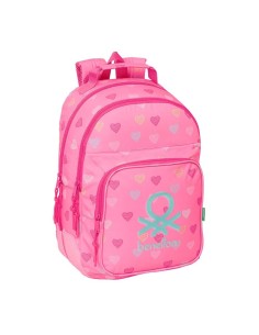 Mochila 42cm doble Benetton Heart