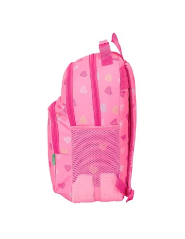 Mochila 42cm doble Benetton Heart
