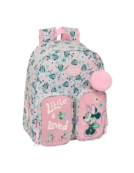 Mochila 34cm Minnie Minty adaptable a carro 