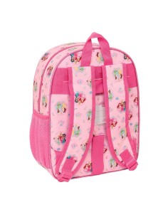 Mochila 34cm Princesas  adaptable a carro  2