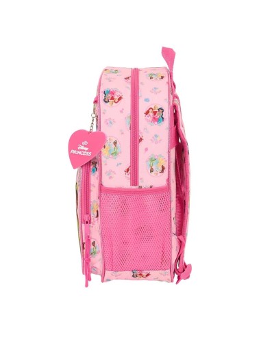Mochila 34cm Princesas  adaptable a carro 