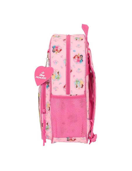 Mochila 34cm Princesas  adaptable a carro 