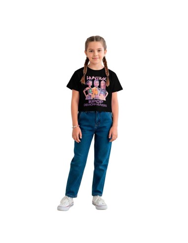 Camiseta mc Huntrix KPop Demon Hunters negro (6...