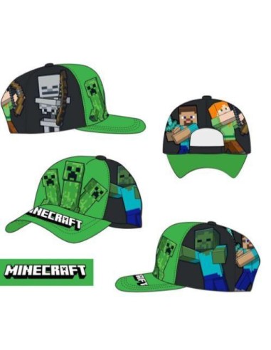 Gorra Minecraft surtida (BLANCO/VERDE)