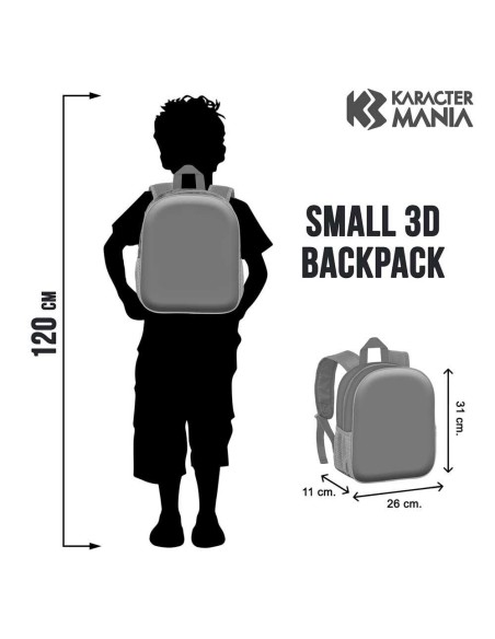 Mochila 3D Match Stitch Disney 31cm