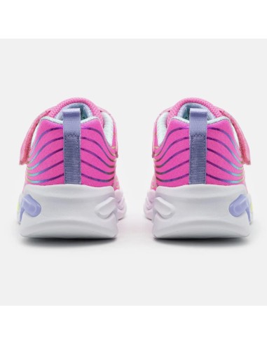 Deportiva luz Skechers Fuxia Wavy Beams (27A36)