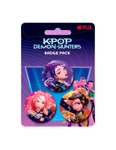 Blister 3 Insignias KPop Demon Hunters