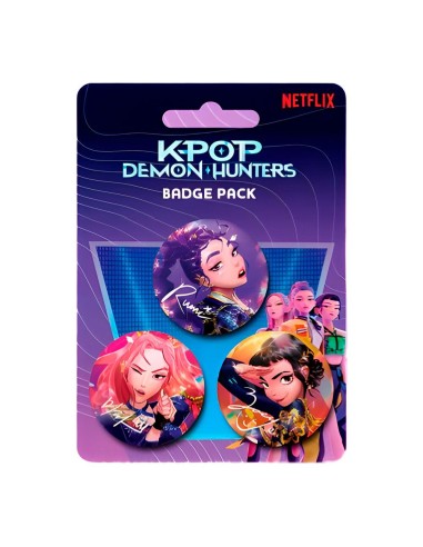 Blister 3 Insignias KPop Demon Hunters