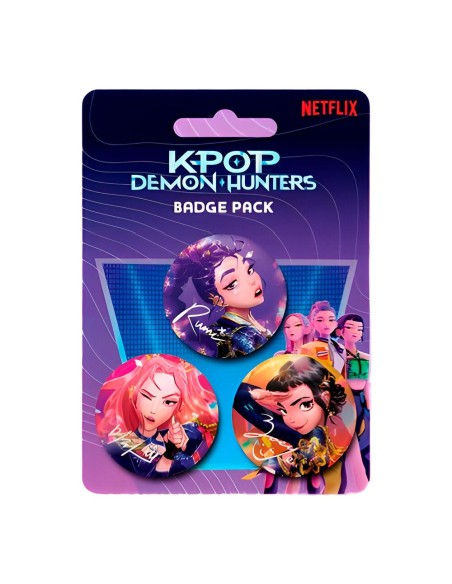 Blister 3 Insignias KPop Demon Hunters