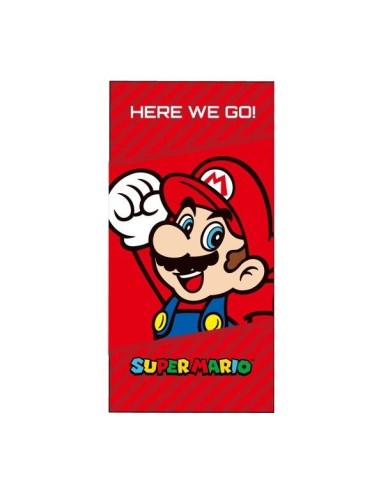 Toalla Super Mario Bros microfibra