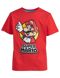 Camiseta mc Super Mario Bros algodón (3-10)