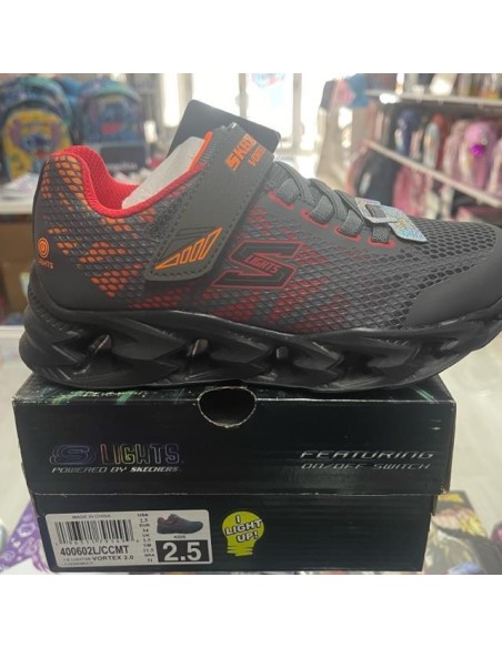 Deportiva luz Skechers 400602L (27A36) VORTEX 2.0