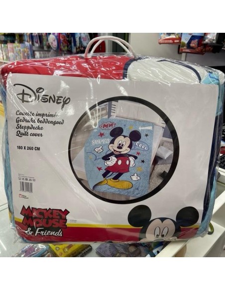 Edredón duvet nórdico 260gr para cama de 90cm 180x260cm de Mickey Mouse