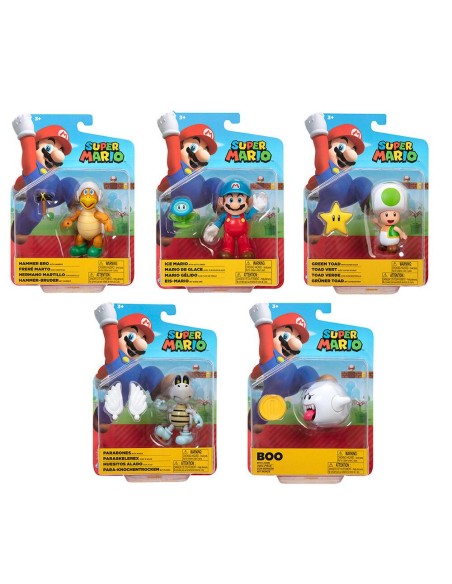 Figura Super Mario Wave 23 UNIDAD 10cm surtido