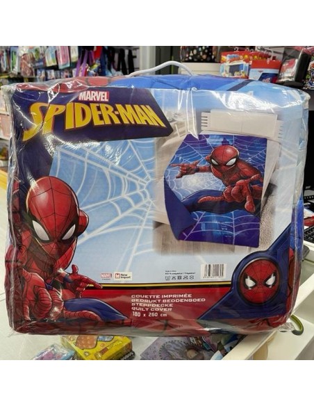 Edredón duvet nórdico 260gr para cama de 90cm 180x260cm de Spiderman