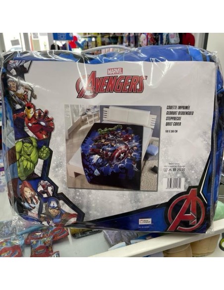Edredón duvet nórdico 260gr para cama de 90cm 180x260cm de Avengers