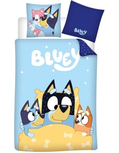 Funda Nordica Bluey algodón cama 90 140x200cm 010