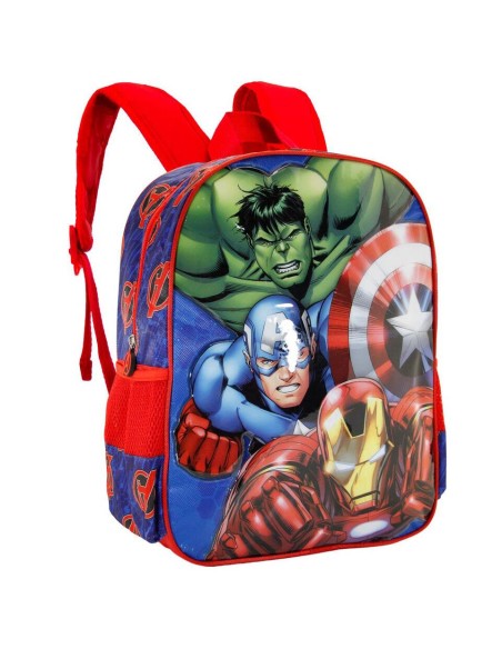Mochila 31cm 3d Vengadores Go on 
