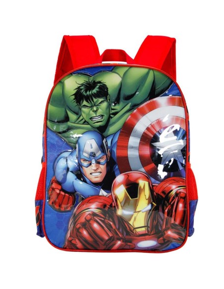 Mochila 31cm 3d Vengadores Go on 