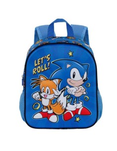 Mochila 31cm Lets Roll Sonic the Hedgehog 3D