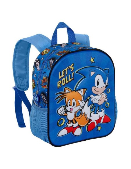 Mochila 31cm Lets Roll Sonic the Hedgehog 3D
