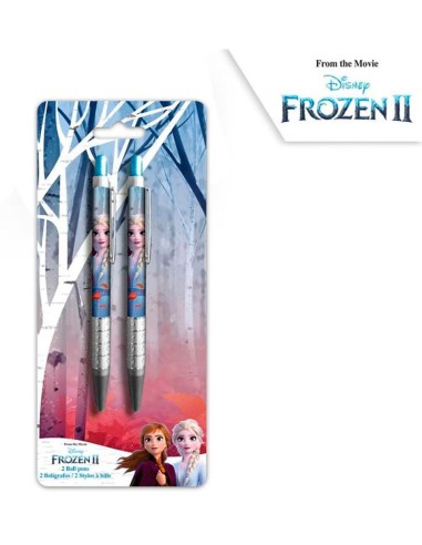 Bolígrafos Frozen retráctiles Pack2 uds WD20953