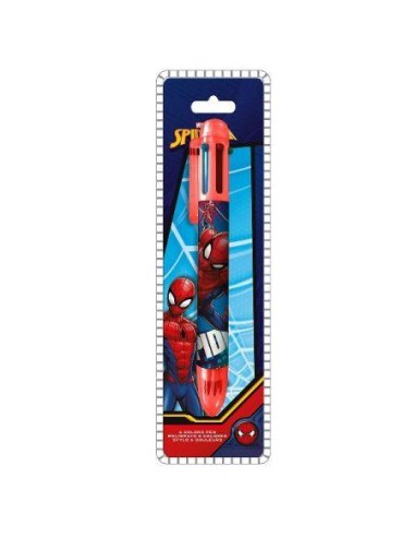 Bolígrafo 6 colores Spiderman MV16028