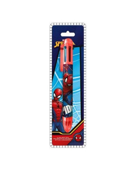 Bolígrafo 6 colores Spiderman MV16028