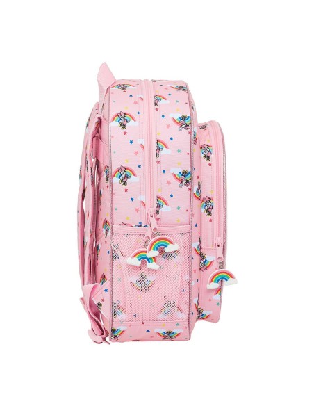 Mochila 38cm Minnie Mouse Rainbow adaptable (cabe libreta DinA4)