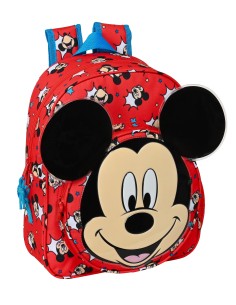 Mochila 34cm Mickey Mouse "HAPPY SMILES"