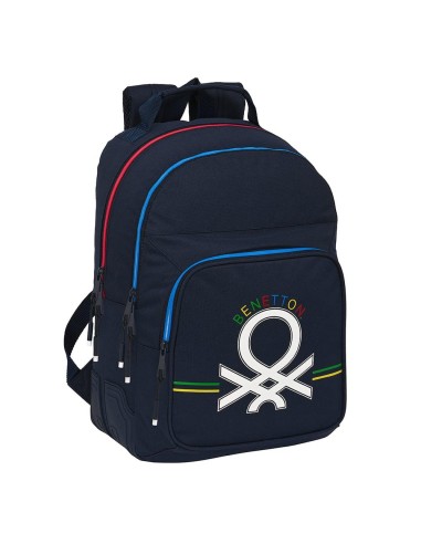 Mochila 42cm doble Benetton Sixties adaptable a...