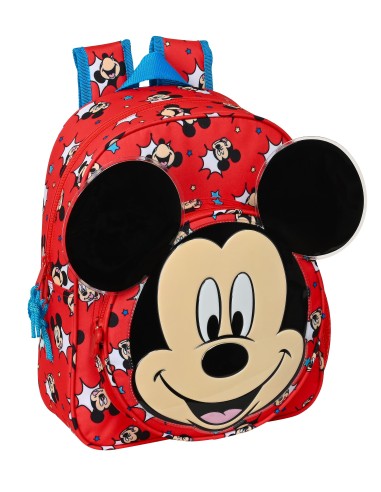 Mochila 34cm Mickey Mouse "HAPPY SMILES"