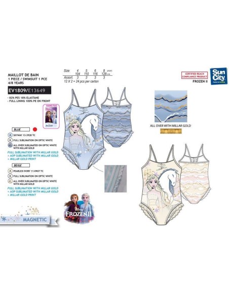 Bañador niña Frozen EV1809 v22