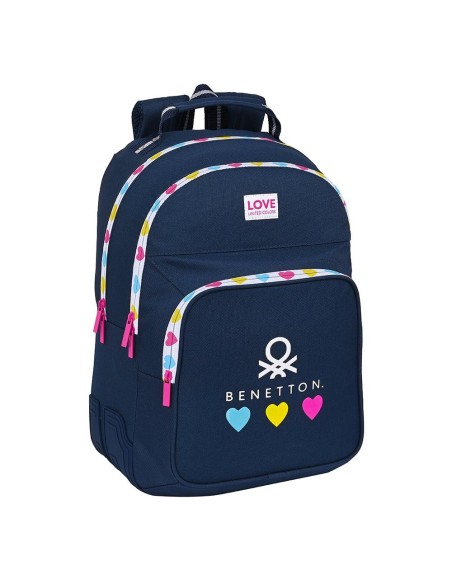 Mochila 42cm doble Benetton Love adaptable a carro