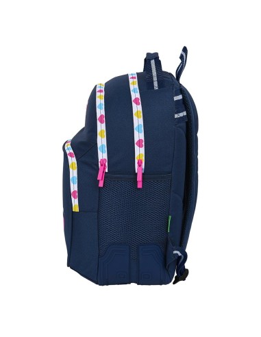 Mochila 42cm doble Benetton Love adaptable a carro
