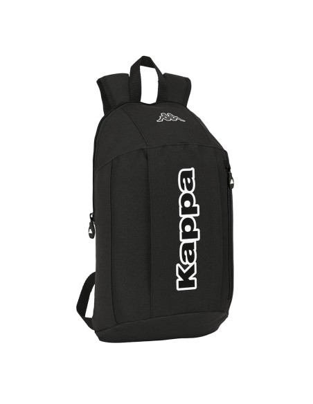 Mochila 39cm Kappa Black cremallera vertical