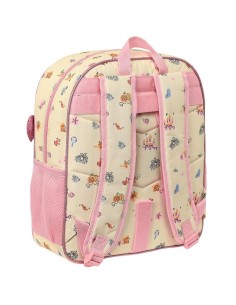 Mochila 38cm Princesas Magical adaptable a carro  2