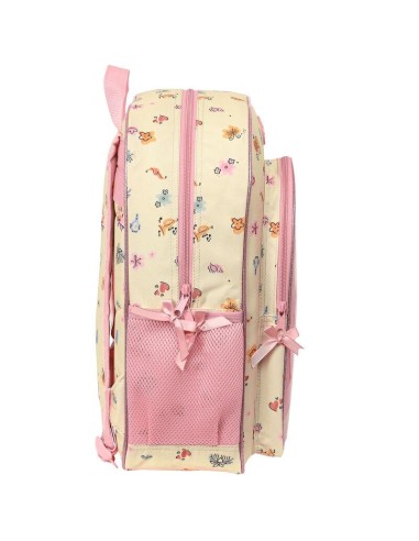 Mochila 38cm Princesas Magical adaptable a carro 