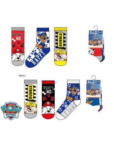 Pack 3 calcetines Patrulla Canina HU0604 i21