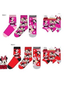 Pack 3 calcetines Minnie HU0631 i21