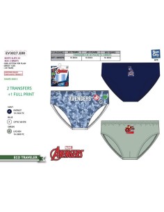 Pack 3 slip Vengadores EV3027 2
