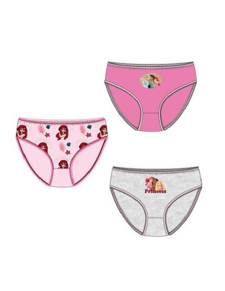 Pack 3 braguitas Princesas WE6369.E00