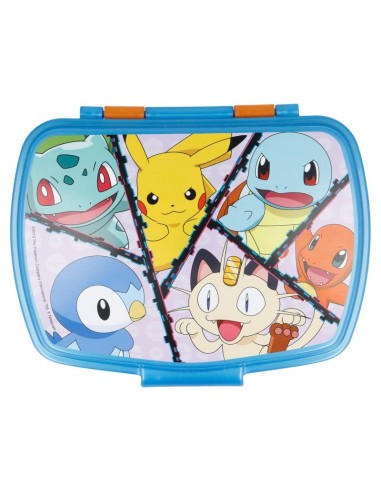 Sandwichera rectangular Pokemon distorsion