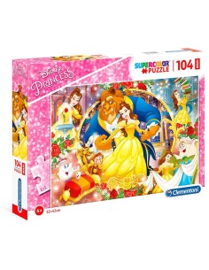 Puzzle Maxi Bella y Bestia Disney 104pzs