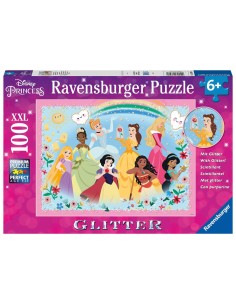 Puzzle Princesas Glitter Disney XXL 100pzs