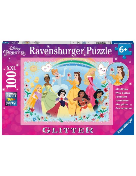Puzzle Princesas Glitter Disney XXL 100pzs