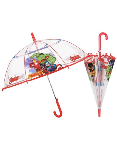 Paraguas automatico transparente Los Vengadores...