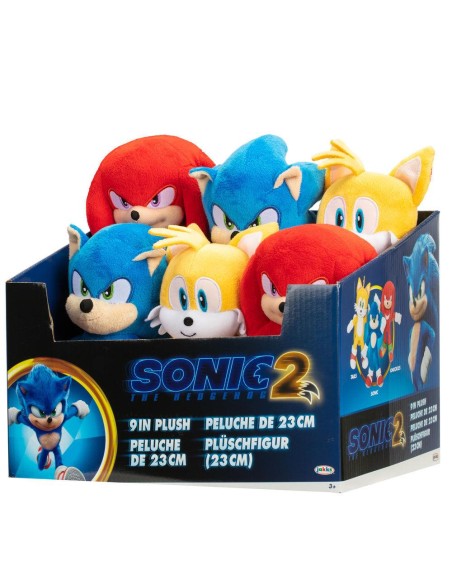 Peluche Sonic 2 22,5cm surtido UNIDAD