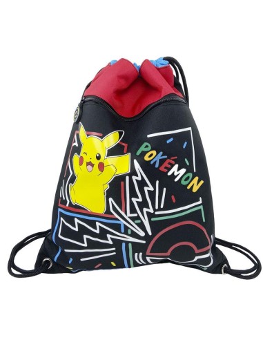 Saco 43cm Pikachu Pokemon Colorful